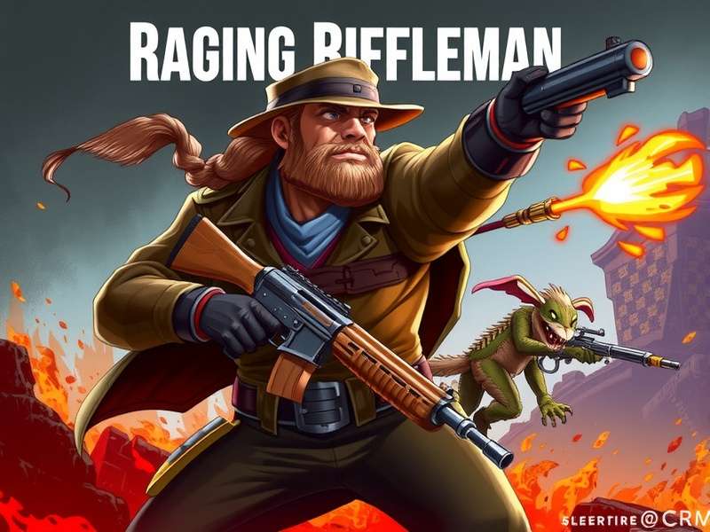 Raging Rifleman Game Cover Art